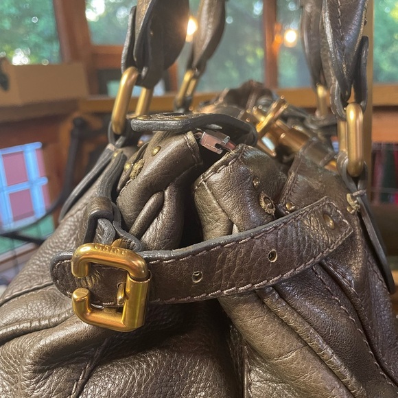 *HARD TO FIND COLOR* Chloe Paddington in olive green - Picture 4 of 16